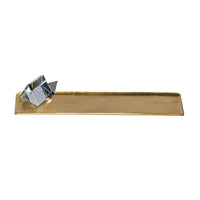 incense holder made of brass plate and glass component